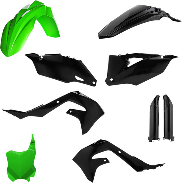 Acerbis - 2736291089 - Full Body Kit - Green/Black - Kawasaki - KX '19-'24