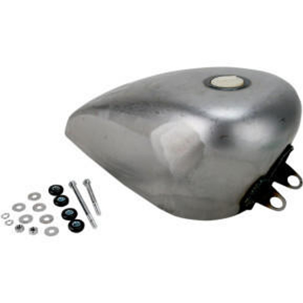  Drag Specialties - 2.25 Gallon Rubber-Mount Gas Tank fits '95-'03 Sportster Models 