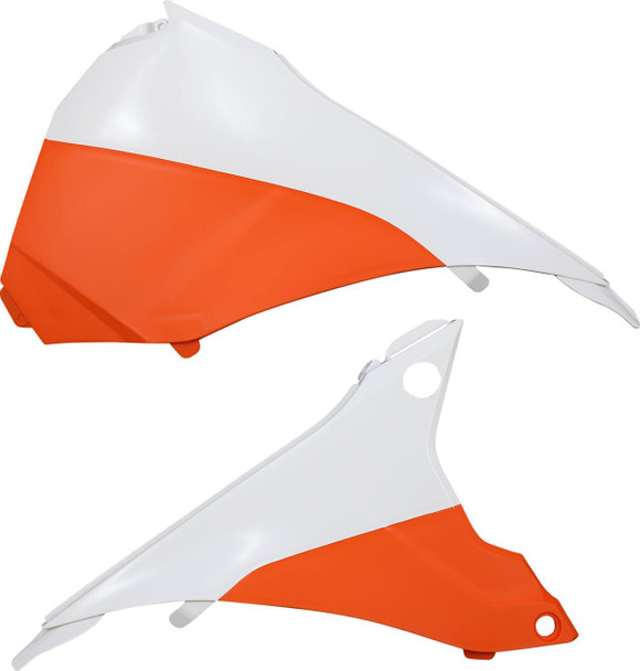 Acerbis - 2374125412 - Airbox Cover - '16 OEM Orange/White