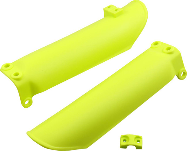 Acerbis - 2732020005 - Lower Fork Covers for Inverted Forks - Yellow