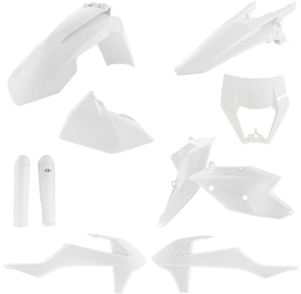 Acerbis - 2733420002 - Full Body Kit - White - KTM - EX/XC '17-'19