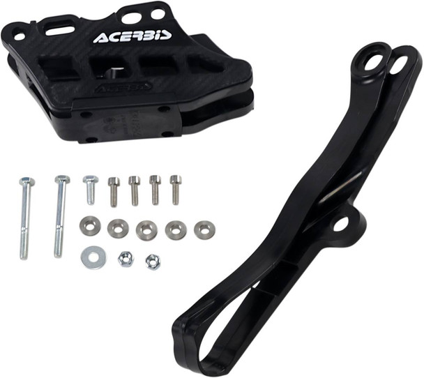 Acerbis - 2734950001 - Chain Guide 2.0 and Slider Kit - Black - Kawasaki