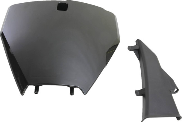 Acerbis - 2462580001 - Front Number Plate - Black