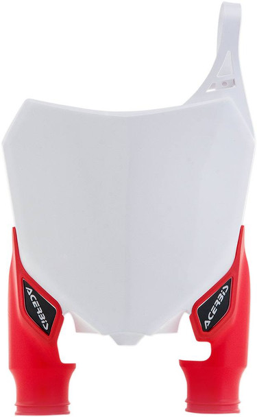 Acerbis - 2527411030 - Raptor Number Plate - White/Red