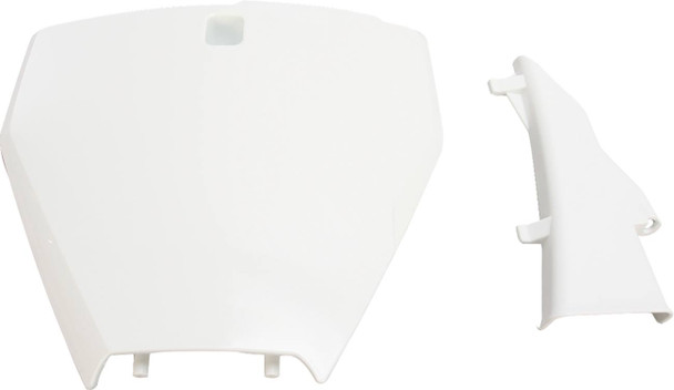 Acerbis - 2462580002 - Front Number Plate - White