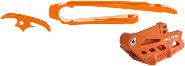 Acerbis - 2630765226 - Chain Guide and Slider Kit - KTM - Orange
