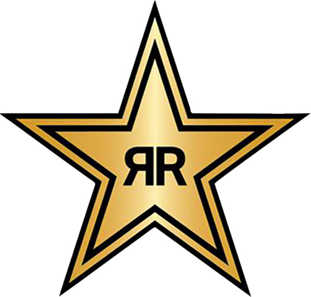 Factory Effex - 28-90000 - Logo Decals - Rockstar Star - 5 pack