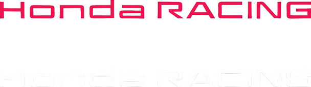 Factory Effex - 28-94310 - Die-Cut Decal - 5' - Honda Racing Red