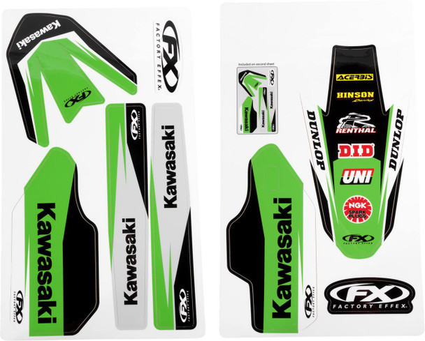 Factory Effex - 27-50140 - Trim Kit Graphic - Kawasaki