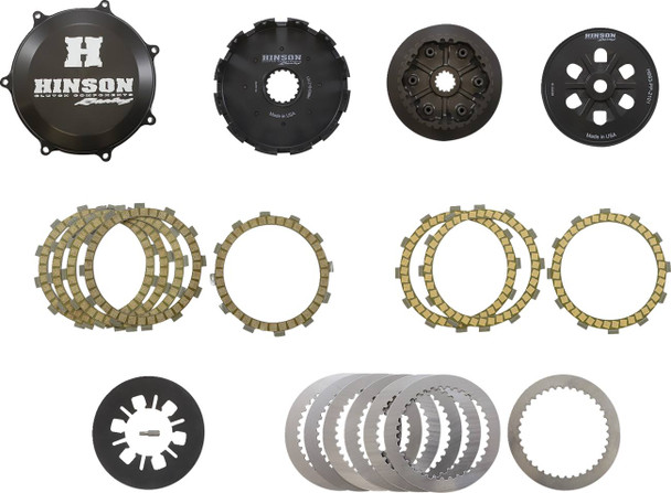 Hinson Racing - HC663-2101 - Complete Billetproof Conventional Clutch Kit - Kawasaki