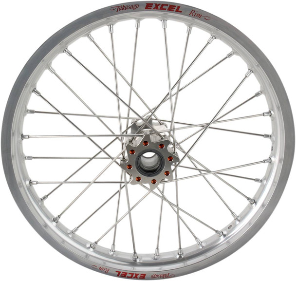 Excel - 2R7CS40 - Wheel Assembly - Pro Series - 32 Spoke - Rear - Silver Hub/Rim - 19x1.85