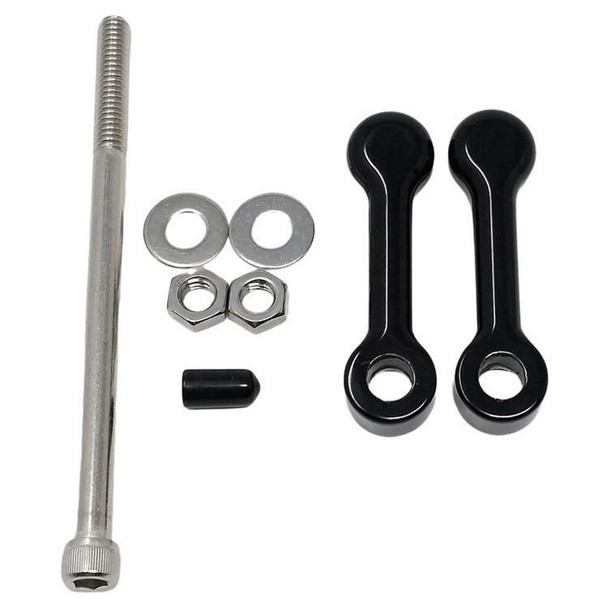 DK Custom Products - 2" Billet Tank Lift Kit W/ Powder Coat Finish fits '04 & Up Sportster Models