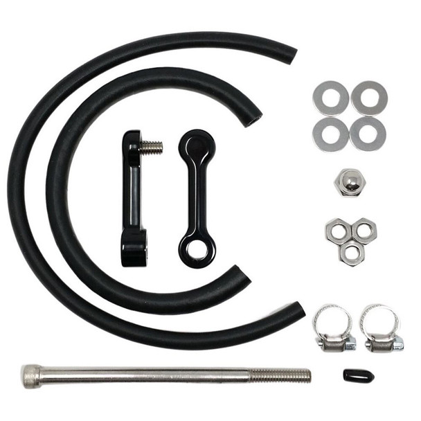  DK Custom Products - 2" Billet Tank Lift Kit W/ Powder Coat Finish fits '10-'17 Dyna Models 