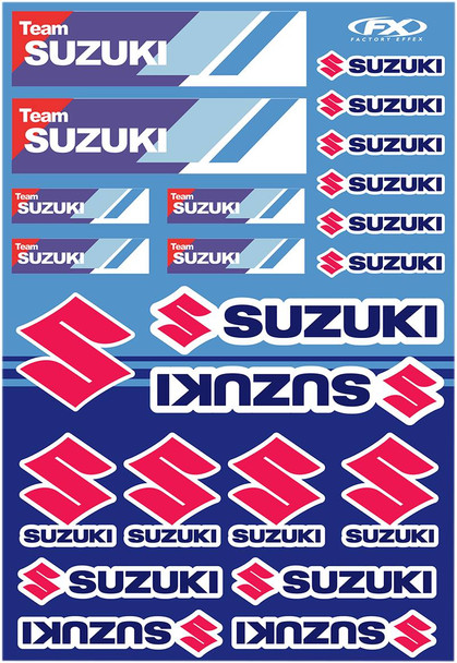 Factory Effex - 22-68432 - Decal Kit - Suzuki Racing