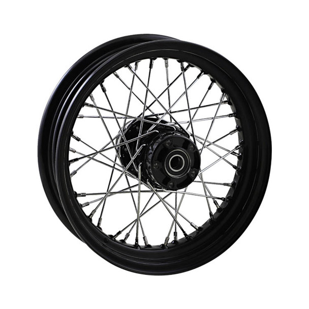 Drag Specialties - Gloss Black Laced Rear Wheel fits '08-'20 Sportster Models (W/O ABS) - 16" x 3"