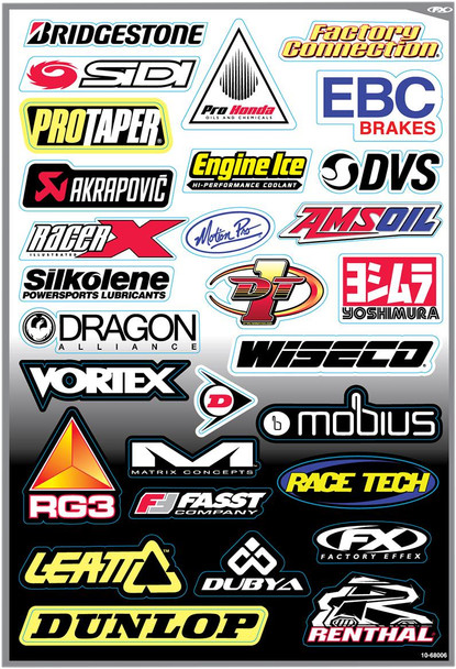 Factory Effex - 10-68006 - Decal Kit - Sponsor D