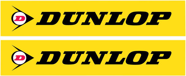 Factory Effex - 02-7065 - FX Swingarm Sticker - Dunlop - Yellow