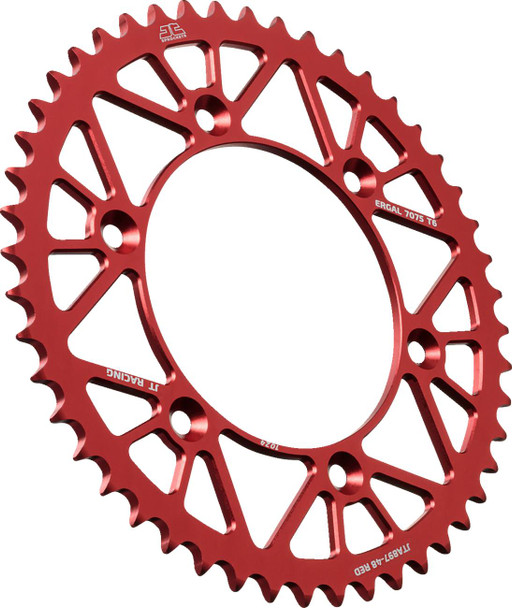 Jt Sprockets - JTA897.48RED - Rear Sprocket - Aluminum - 48 Tooth - Red - Gas Gas/Husqvarna/Husaberg/KTM