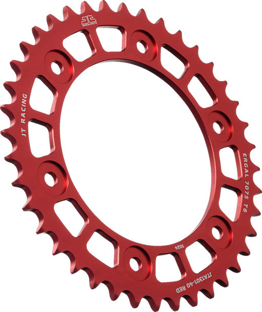 Jt Sprockets - JTA1301.40RED - Rear Sprocket - Aluminum - 40 Tooth - Red - CRF 300