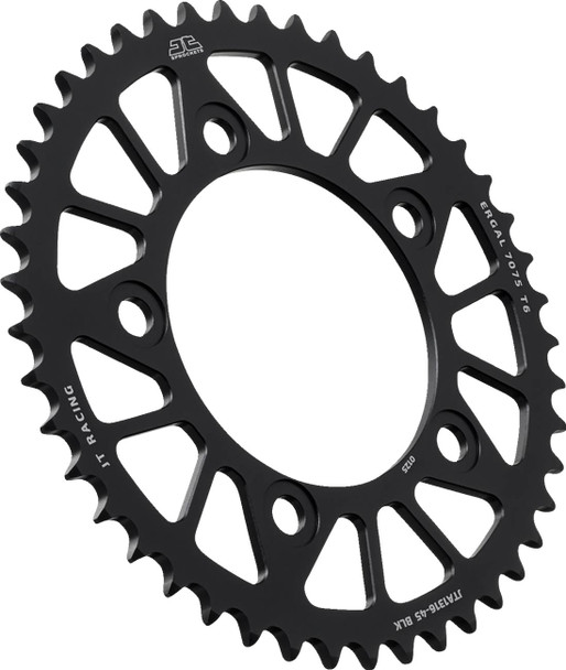 Jt Sprockets - JTA1316.45BLK - Rear Sprocket - Aluminum - 45 Tooth - Black - Honda