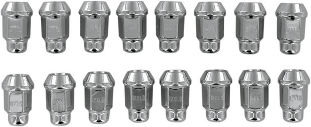 Itp - ALUG18BX - Lug Nuts - 60° Tapered - Chrome - 12 mm x 1.5" - 16 Pack