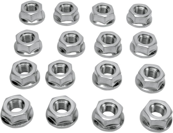 Itp - BLUG10BX - Lug Nuts - Flat - Chrome - 10 mm - 16 Pack