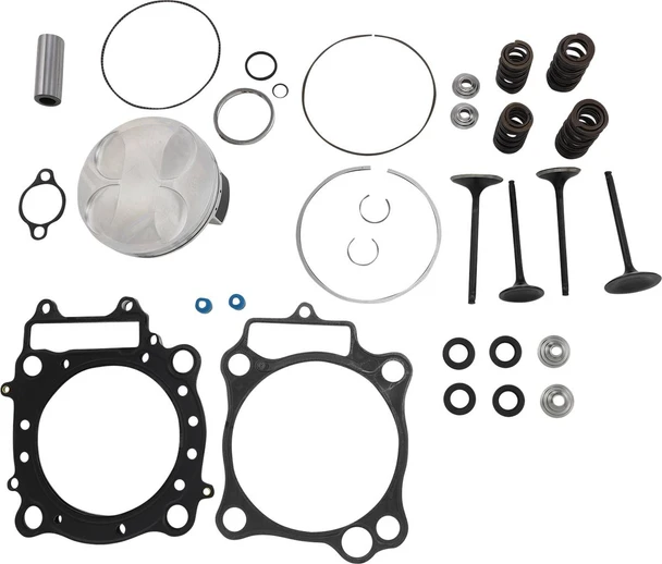 Kibblewhite - 30-33100 - Top End Kit - Black Diamond™ Valves with Piston Kit - Honda CRF450R