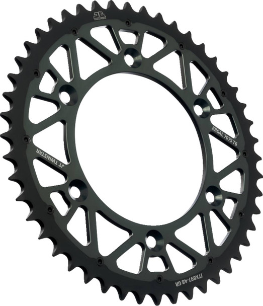 Jt Sprockets - JTX897.48GR - Steel Rear Sprocket - Graphite - 48 Tooth