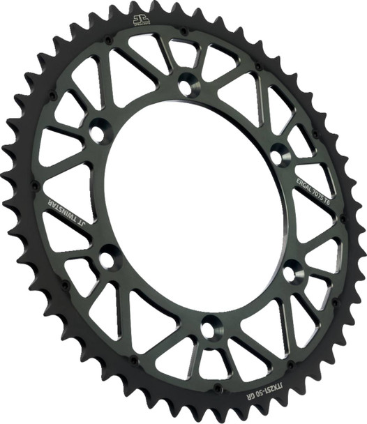 Jt Sprockets - JTX251.50GR - Steel Rear Sprocket - Graphite - 50 Tooth