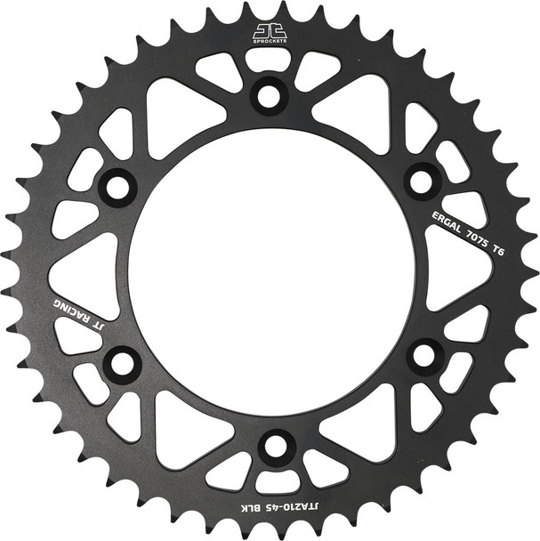 Jt Sprockets - JTA210.45BLK - Rear Sprocket - Honda - Black - 45 Tooth
