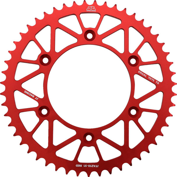 Jt Sprockets - JTA210.51RED - Rear Sprocket - Beta/Honda - Red - 51 Tooth