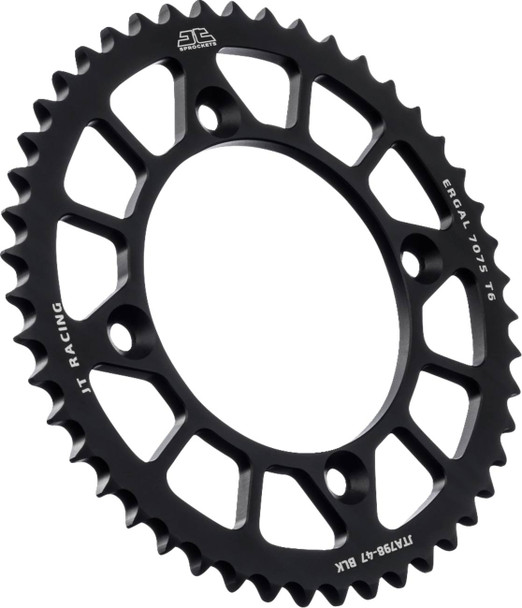 Jt Sprockets - JTA798.47BLK - Rear Sprocket - Black - 47 Tooth - Suzuki/Yamaha