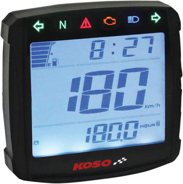 Koso North America - BB026001 - XR-01S Speedometer - 2.94" L x 3.05" W x 0.94" D