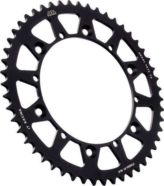 Jt Sprockets - JTA853.51BLK - Rear Sprocket - Black - 51 Tooth - Yamaha