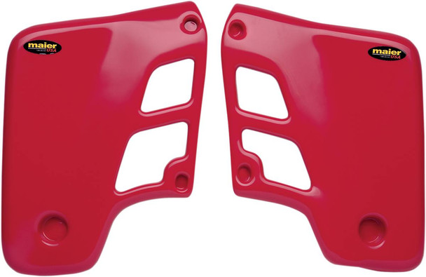 Maier - 600152 - Radiator Scoops - CR500 '86-'88 - Red
