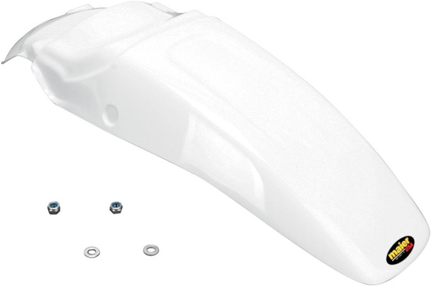Maier - 170031 - MX Style Rear Fender - White - DR 250/350/S/SE
