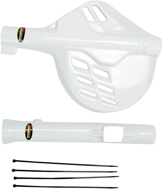 Maier - 596201 - Fork/Disc Guard Kit - White - Honda - CR/XR