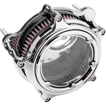 Performance Machine - Chrome Vision Series Air Cleaner fits '17-'23 Harley M8 Touring, '18 & Up M8 Softail Models