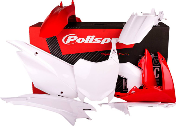 Polisport - 90537 - Body Kit - Complete - OEM Red/White - CRF 110F