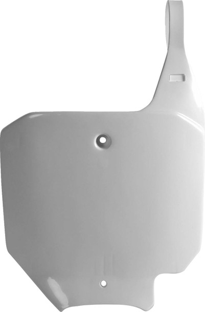 Polisport - 8662200001 - Number Plate - OEM White - CR 80R/85R
