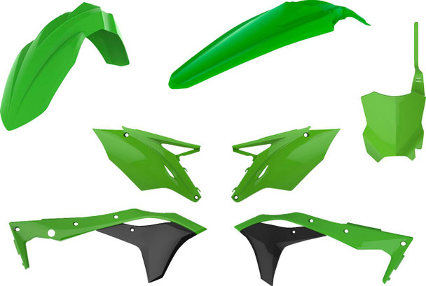 Polisport - 90921 - Body Kit - Complete - '20 OEM Green - KX 250F