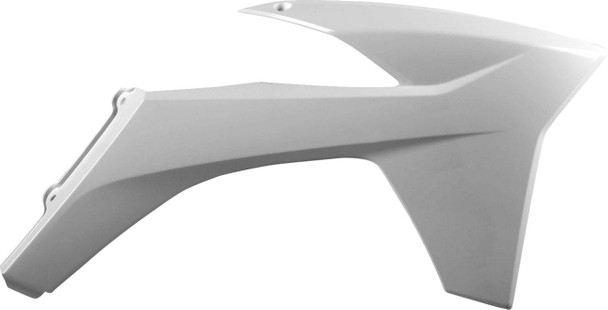 Polisport - 8428600001 - Radiator Cover - White - KTM