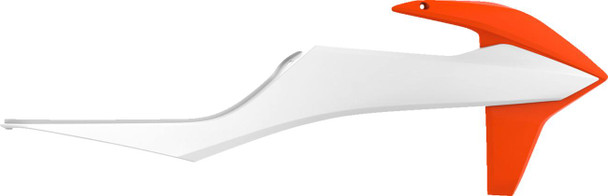 Polisport - 8422100009 - Radiator Cover - Orange/White - KTM