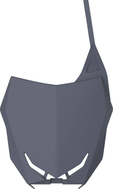 Polisport - 8666600003 - Number Plate - Restyle - Gray - RM 125/250