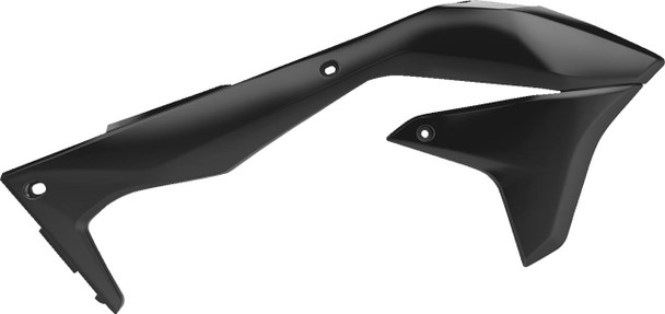Polisport - 8418300003 - Radiator Cover - Black - KX 450F