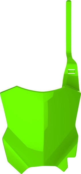 Polisport - 8665900010 - Number Plate - Restyle - Lime Green - KX 125/250