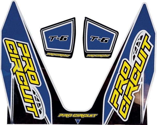 Pro Circuit - D22T6-DB - T-6 Decal - Dark Blue