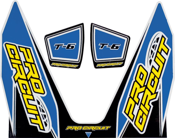 Pro Circuit - DC22T6-LB - T-6 Decal - Light Blue