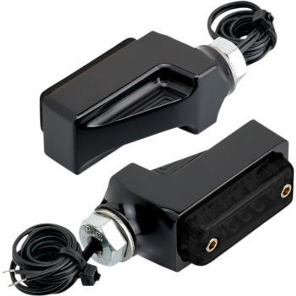 Joker Machine - Black LED Turn Signal W/ Amber Lens