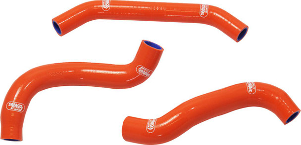 Samco Sport - KTM-129-OR - Radiator Hose Kit - Orange - Gas Gas/Husqvarna/KTM